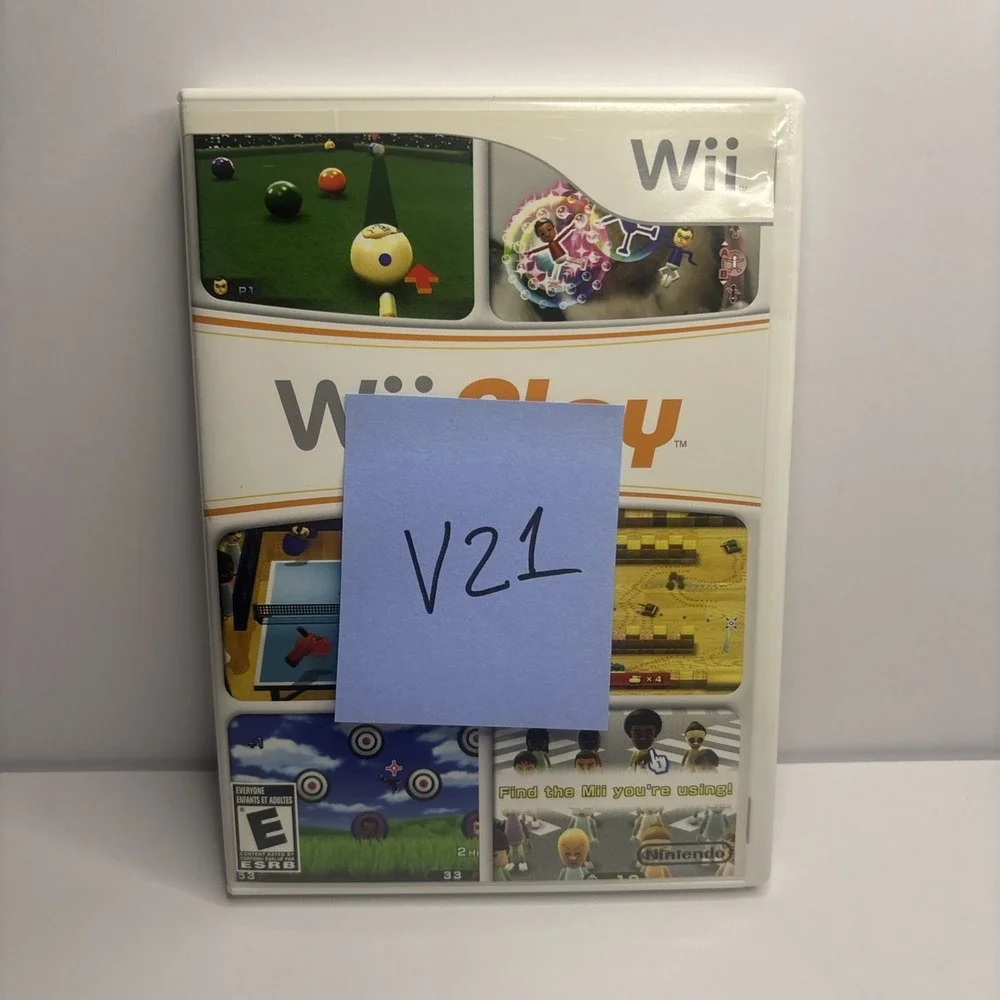 Nintendo Wii Play Nintendo Wii Multiplayer Party Sports Billiards Tennis Manual